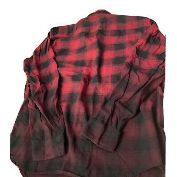 Red and Black Ombré Flannel from Blue Crown - Picture 4 of 5